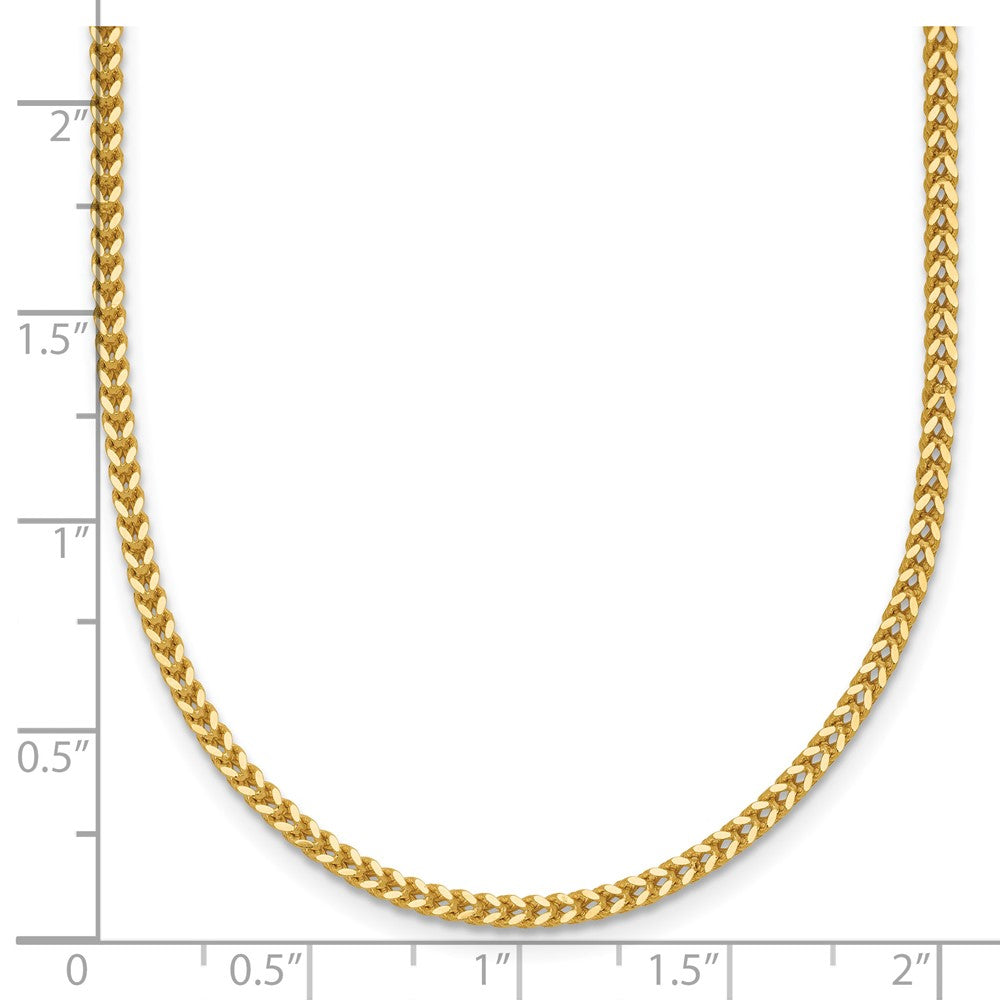 14K 1.4mm Franco with Lobster Clasp Chain