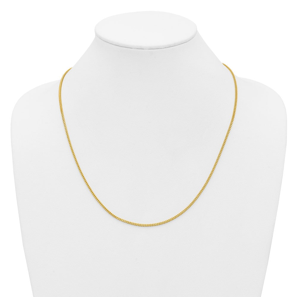 14K 1.4mm Franco with Lobster Clasp Chain