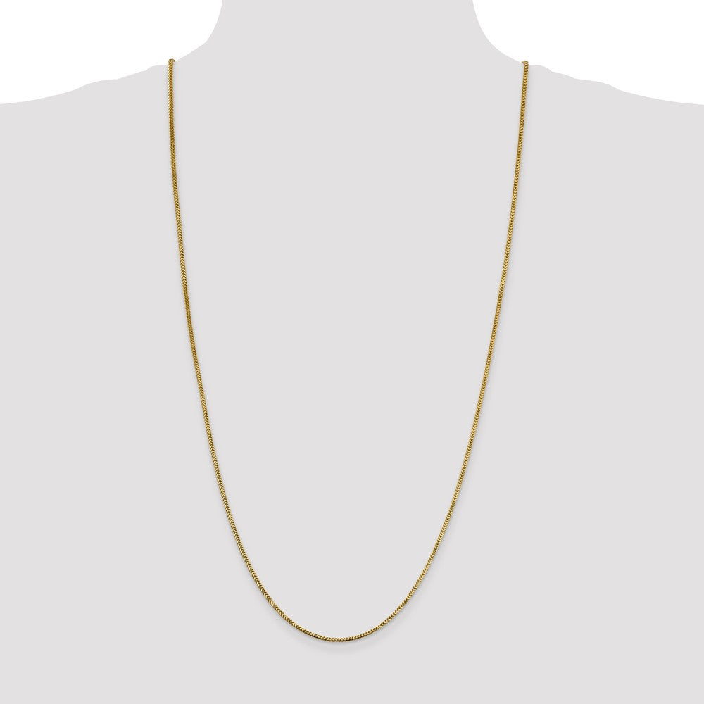 14K 1.4mm Franco with Lobster Clasp Chain