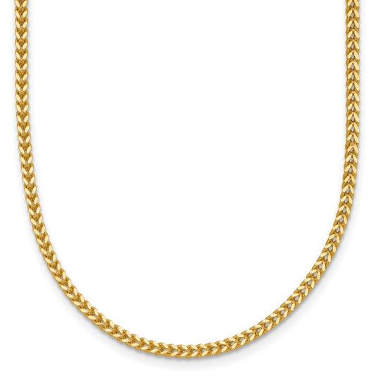 14K 1.4mm Franco with Lobster Clasp Chain