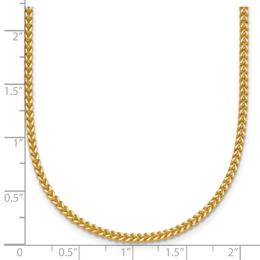 14K 1.5mm Franco with Lobster Clasp Chain