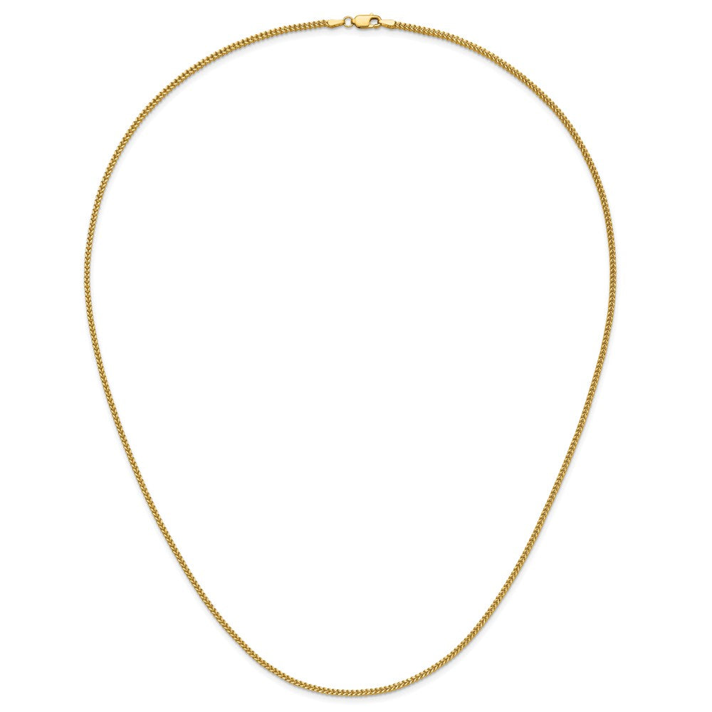 14K 1.5mm Franco with Lobster Clasp Chain