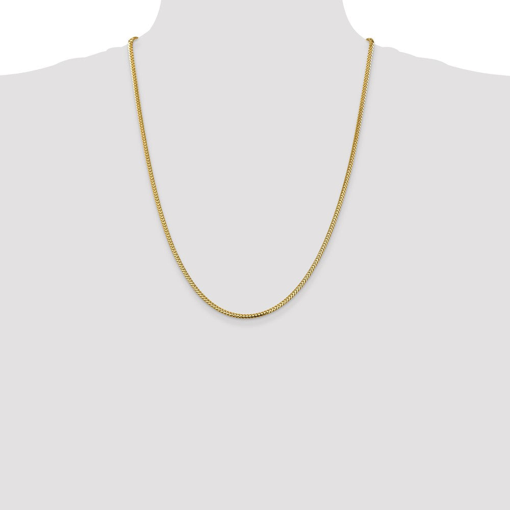 14K 2.3mm Franco with Lobster Clasp Chain
