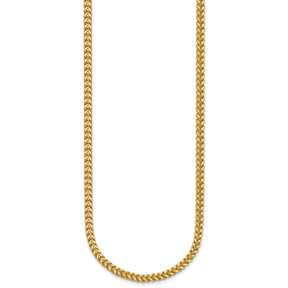 14K 2.5mm Franco with Lobster Clasp Chain