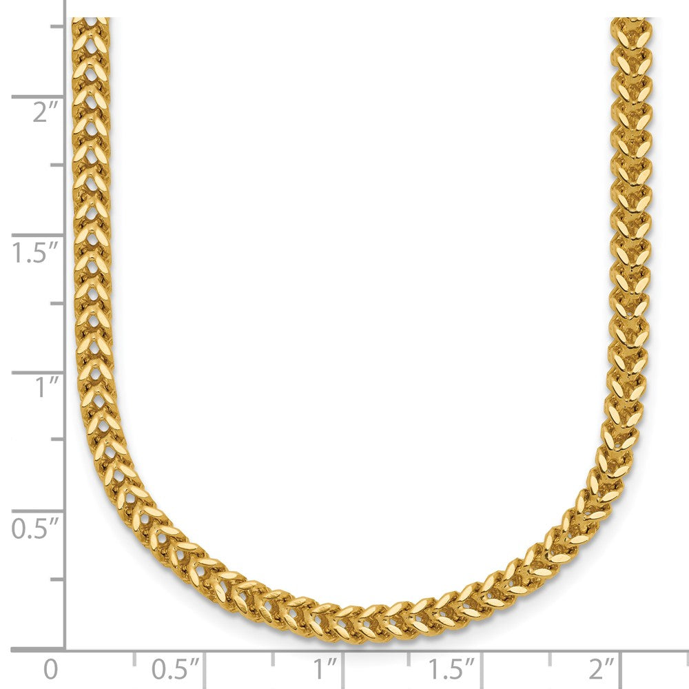 14K 2.5mm Franco with Lobster Clasp Chain