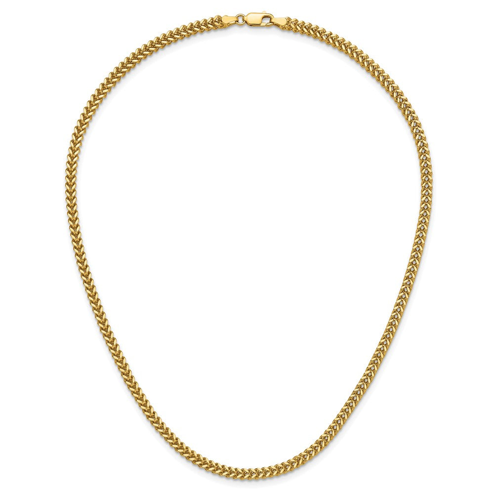 14K 2.5mm Franco with Lobster Clasp Chain