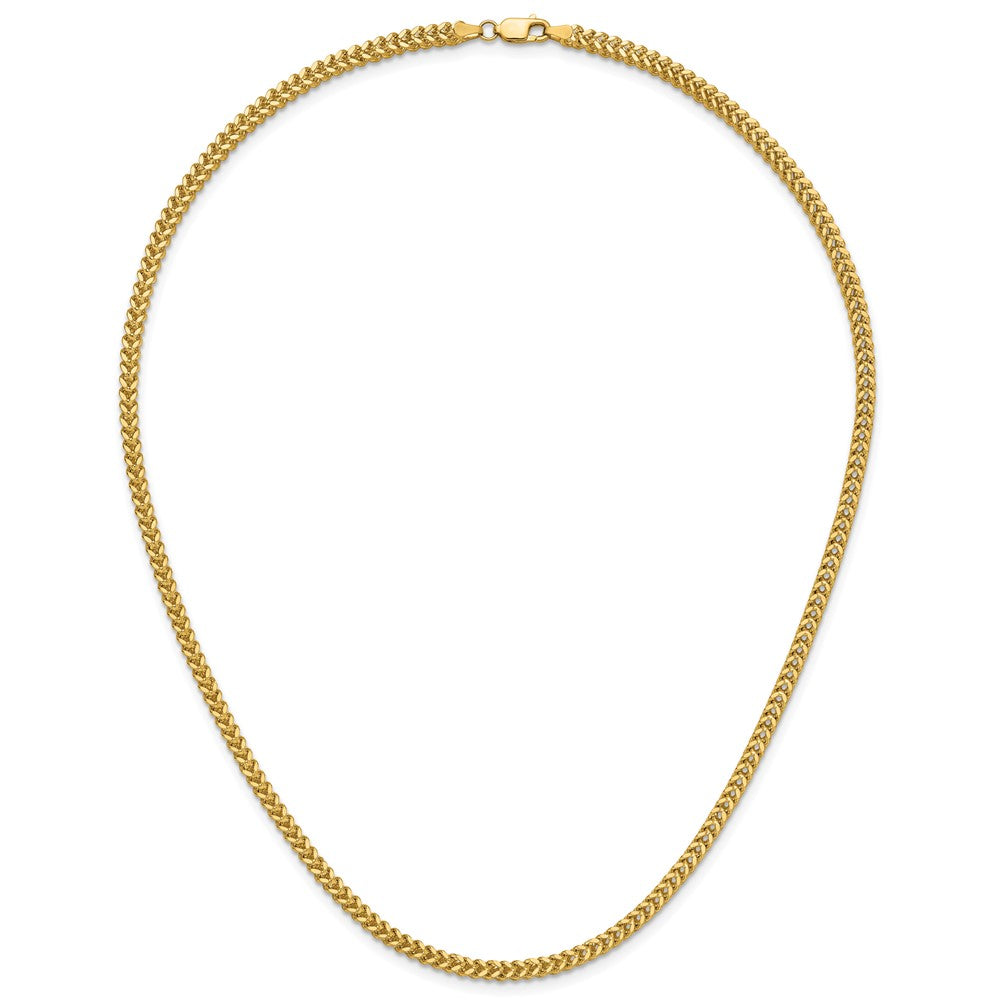 14K 2.5mm Franco with Lobster Clasp Chain