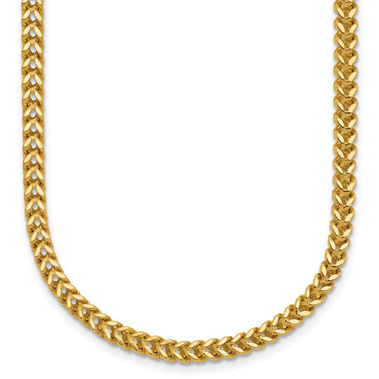 14K 2.5mm Franco with Lobster Clasp Chain