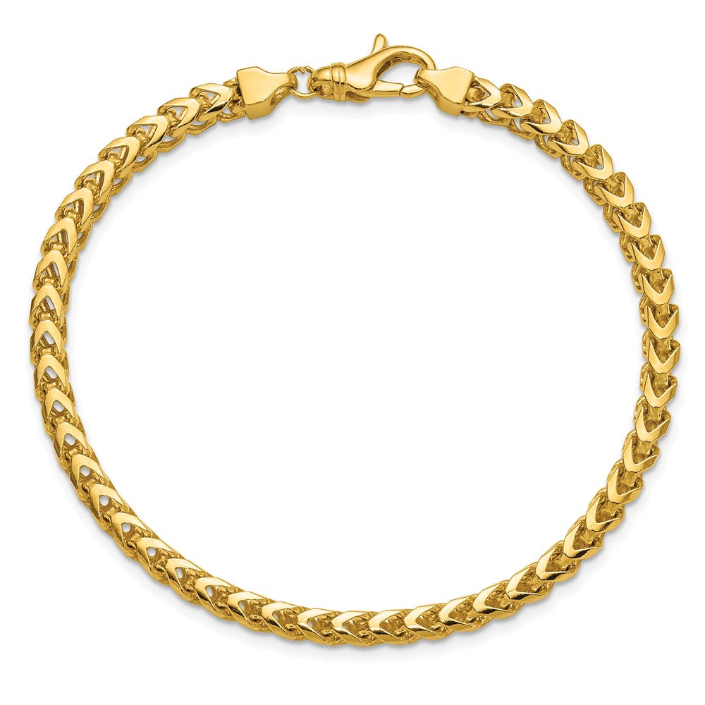 14K 3.7mm Franco with Fancy Lobster Clasp Chain