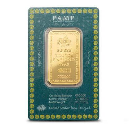2025 1 oz PAMP Suisse Diwali Festival of Lights Gold Bar (New w/ Assay)