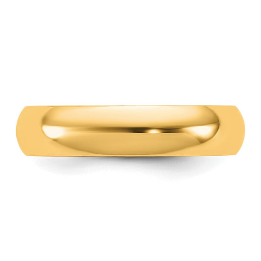 14KY 4.5mm Half Round Band