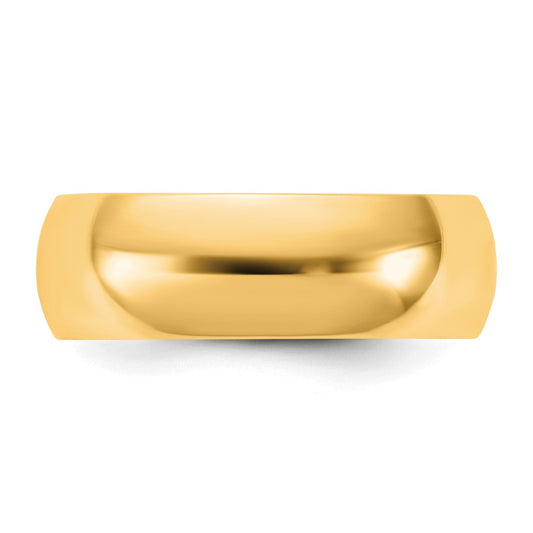 14KY 6.5mm Half Round Band