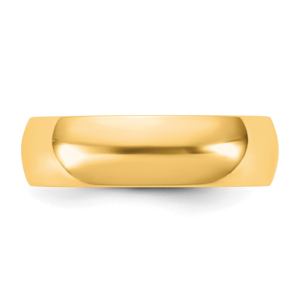 14KY 5.5mm LTW Half Round Band