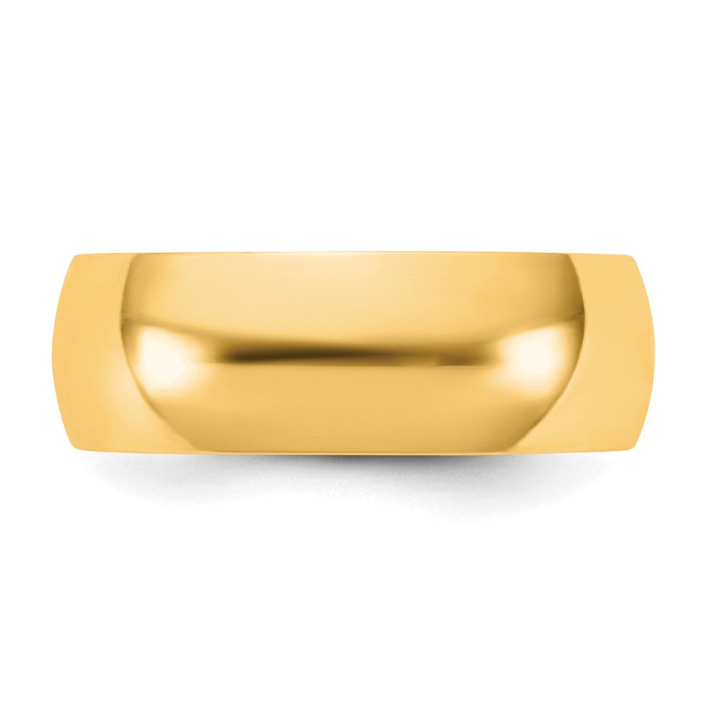 14KY 6.5mm LTW Half Round Band