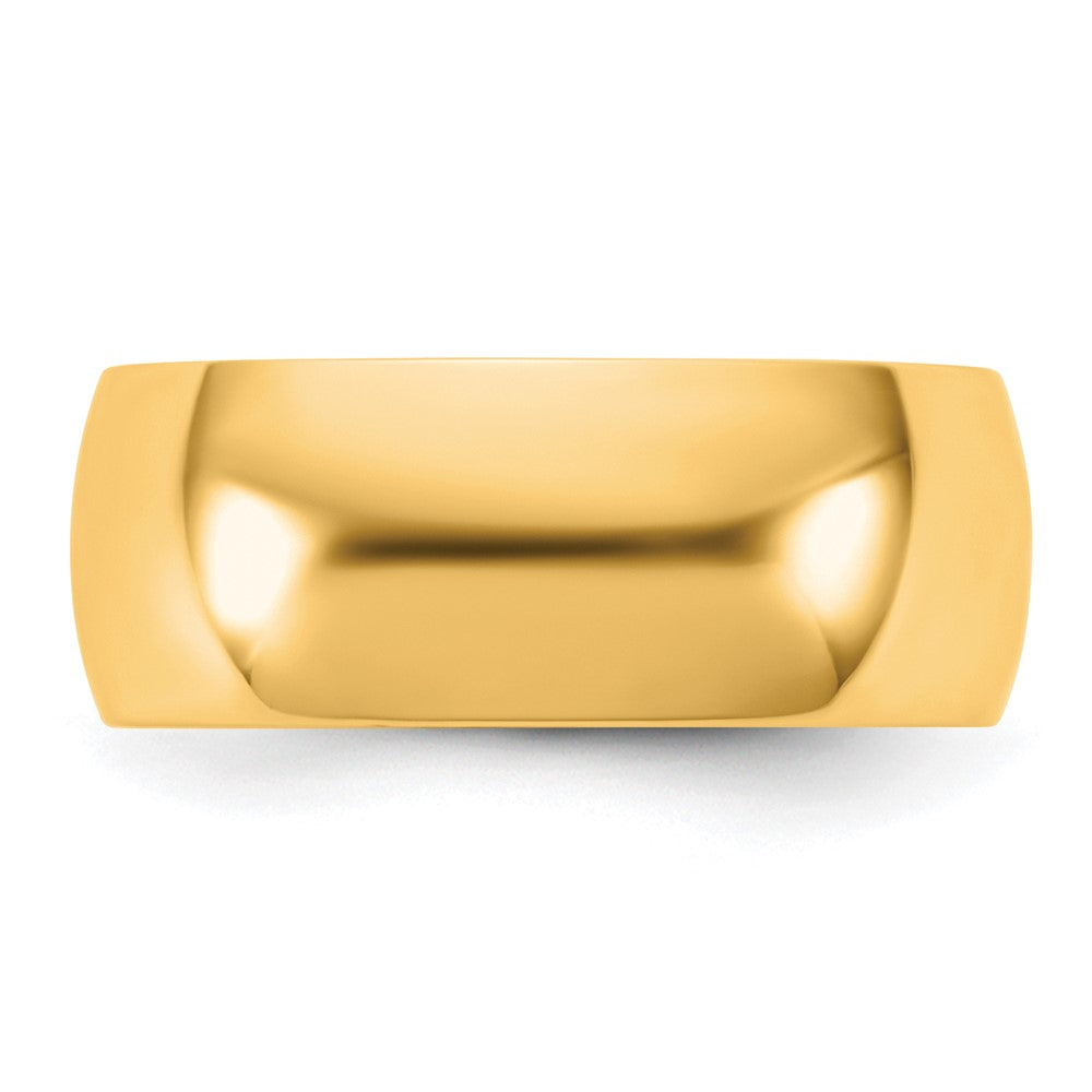 14KY 7.5mm LTW Half Round Band