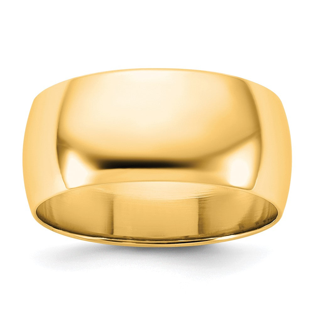 14KY 8.5mm LTW Half Round Band 