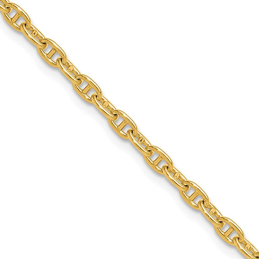 14k 3.0mm Mariners Link Chain