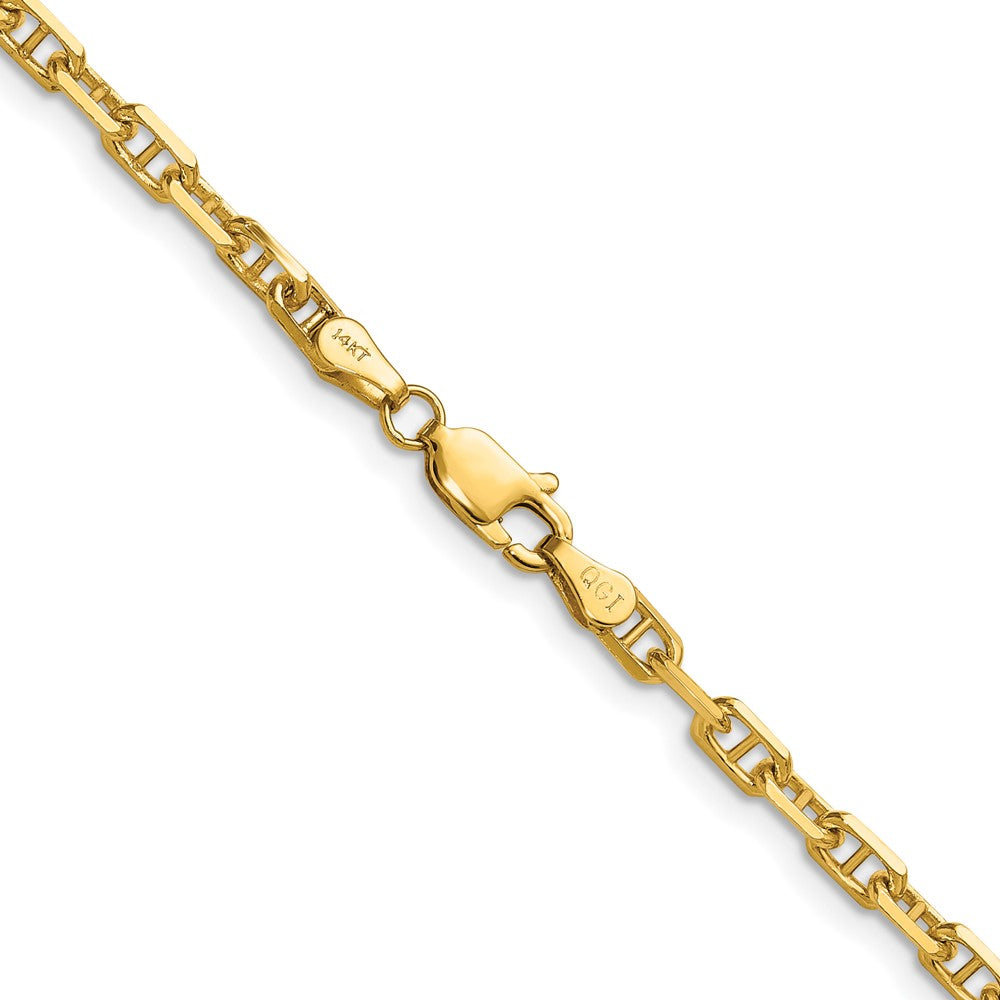 14k 3.5mm D/C Mariner Anchor Chain