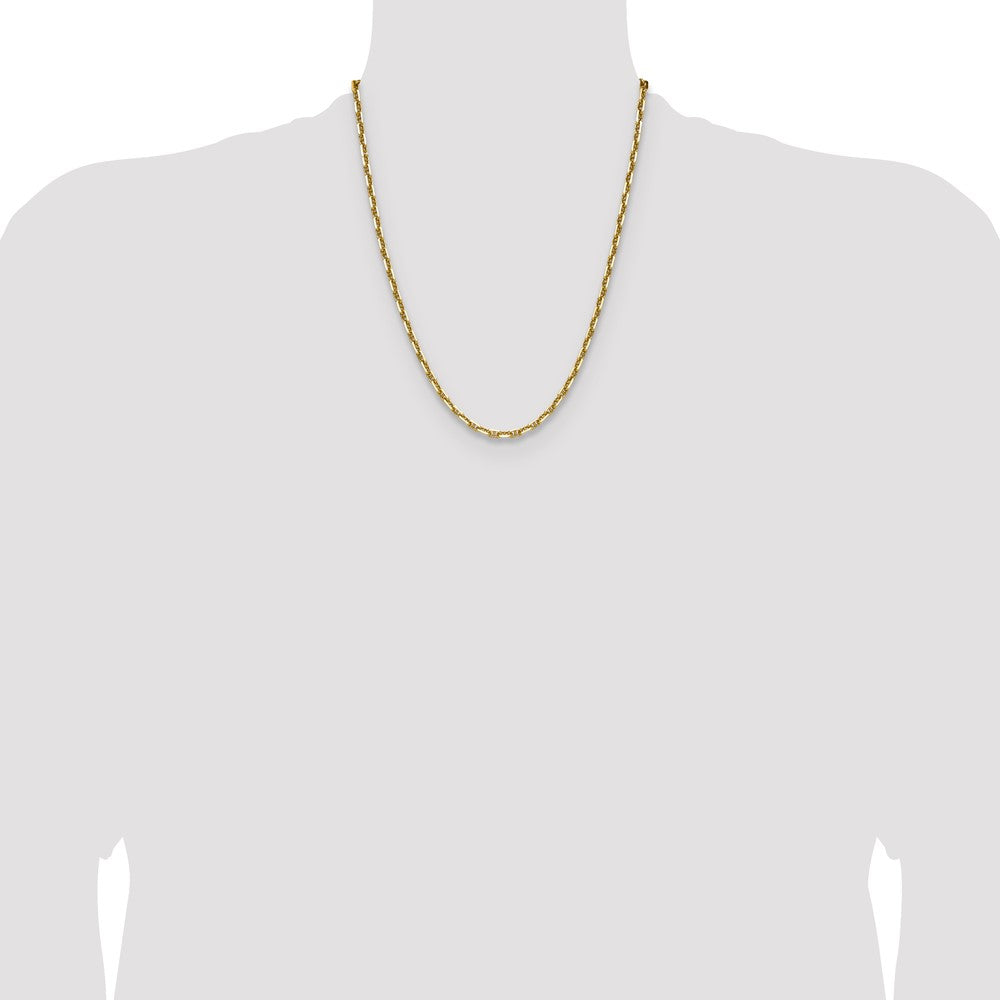 14k 3.5mm D/C Mariner Anchor Chain