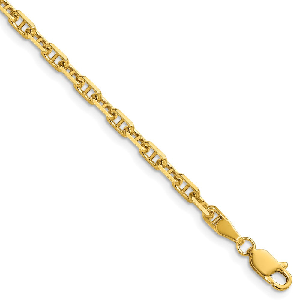 14k 3.5mm D/C Mariner Anchor Chain