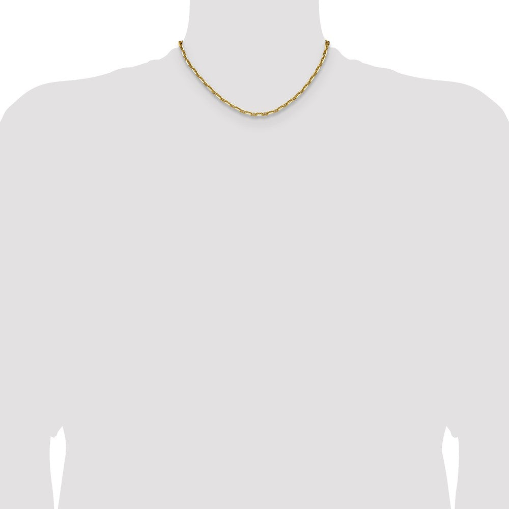 14k 4.1mm D/C Mariner Anchor Chain