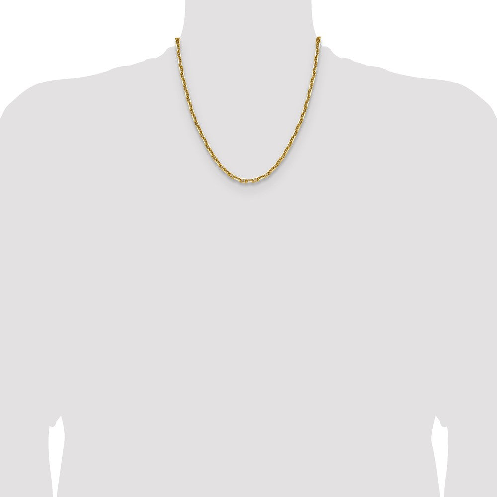 14k 5.0mm D/C Mariner Anchor Chain