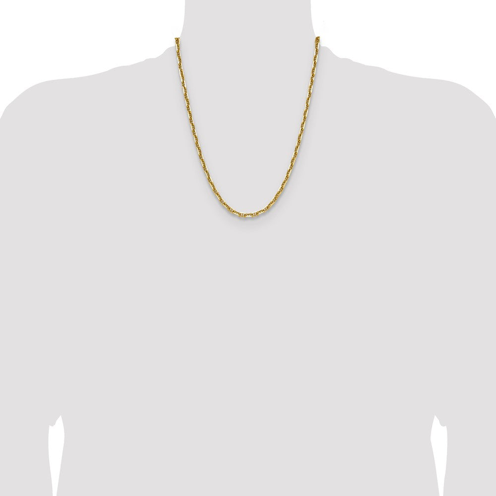 14k 5.0mm D/C Mariner Anchor Chain