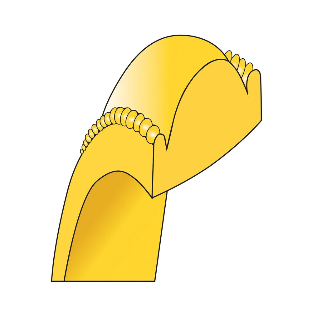 14KY 4.5mm Milgrain Comfort Fit Band