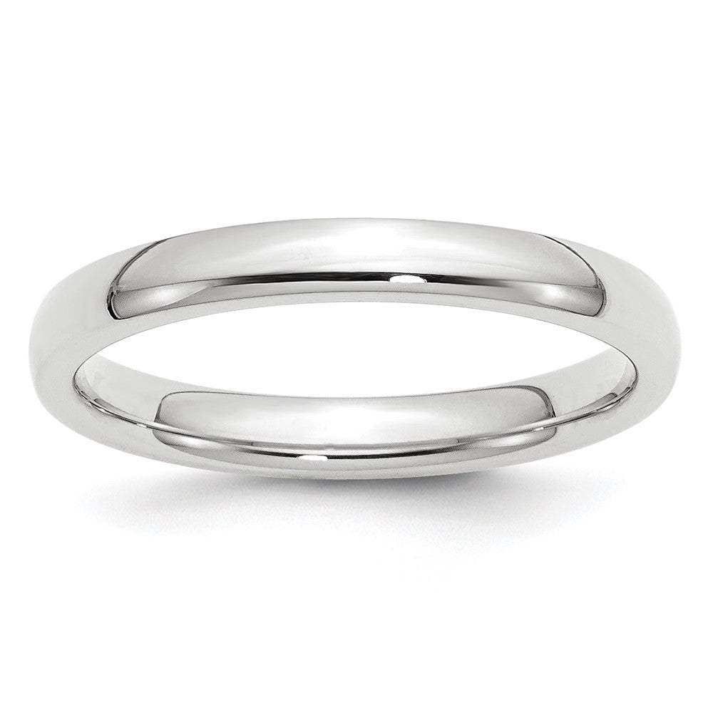 Platinum 3mm Comfort-Fit Wedding Band 
