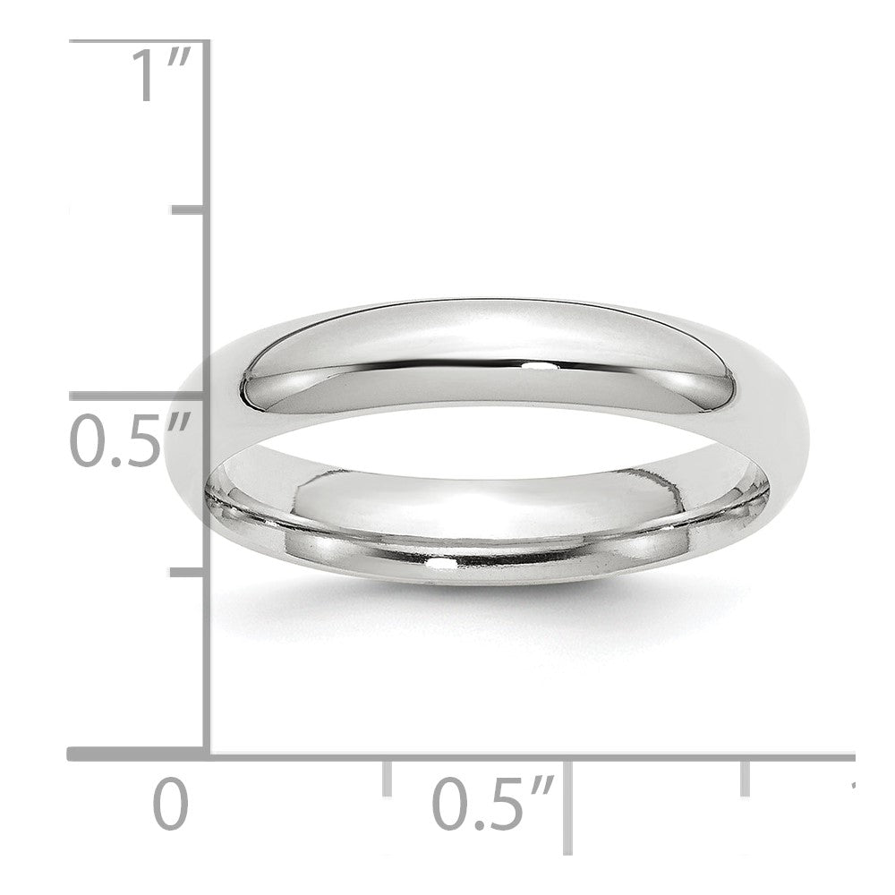 Platinum 4mm Comfort-Fit Wedding Band