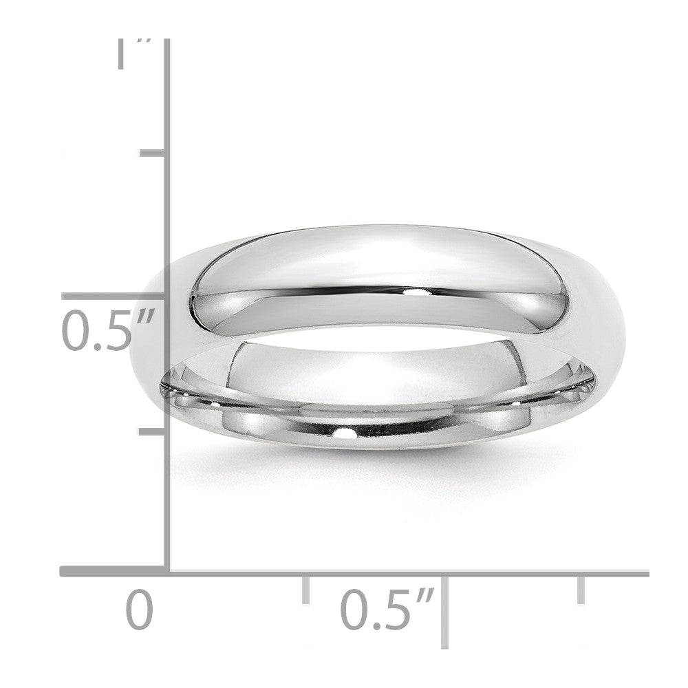 Platinum 5mm Comfort-Fit Wedding Band