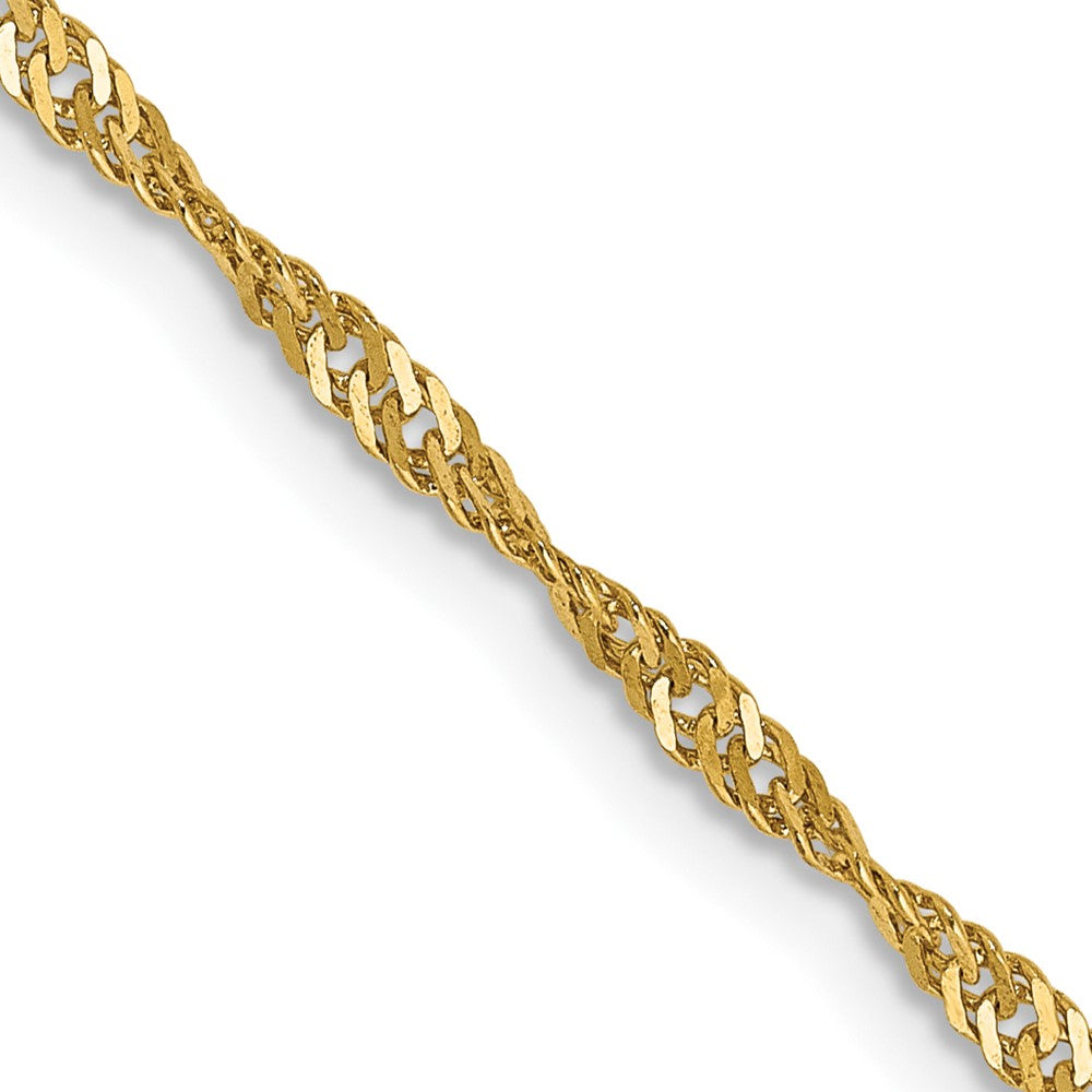 14K 1.70mm Singapore with Lobster Clasp Chain