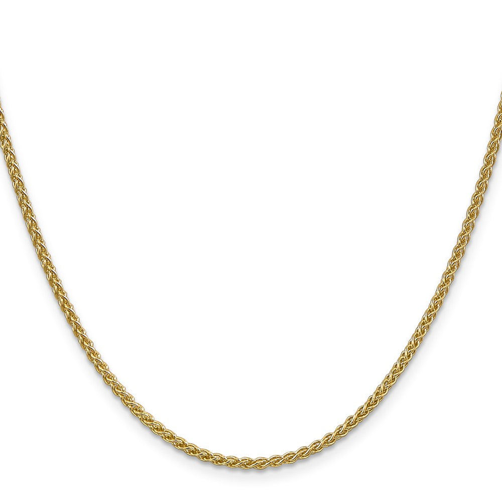 14K 2.1mm Spiga with Lobster Clasp Chain