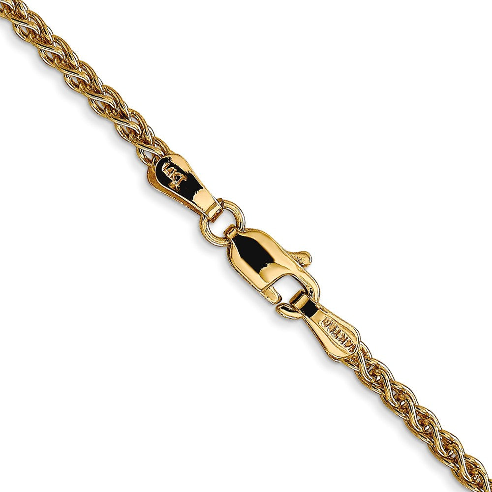 14K 2.1mm Spiga with Lobster Clasp Chain