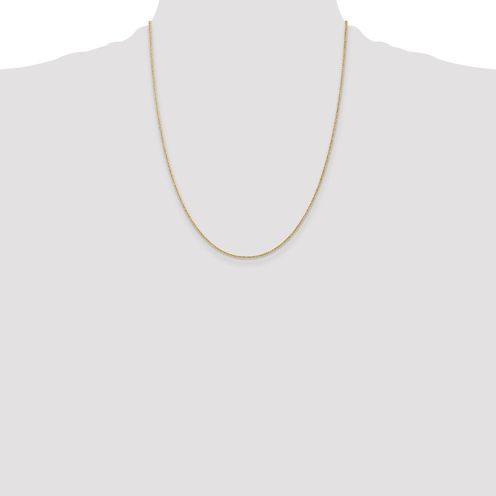 14K 1.05mm Spiga with Lobster Clasp Chain