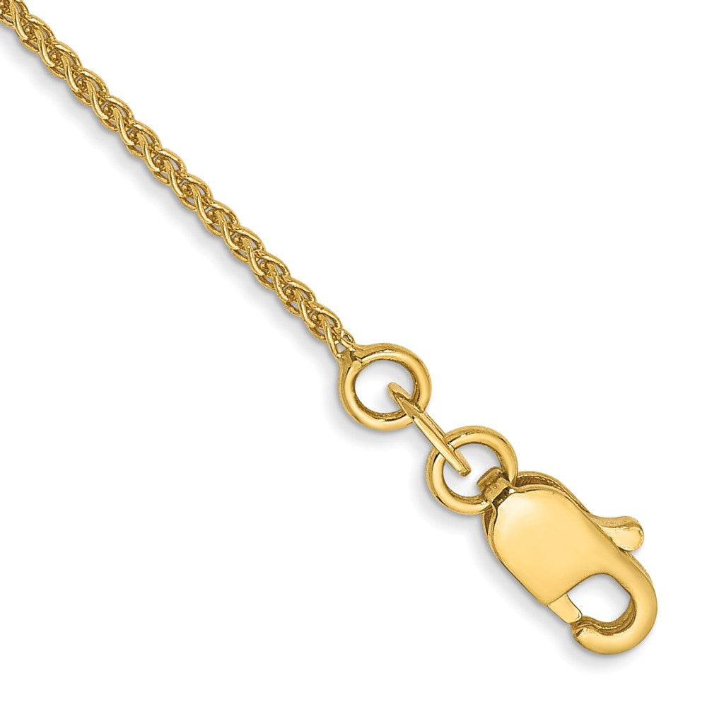 14K 1.05mm Spiga with Lobster Clasp Anklet