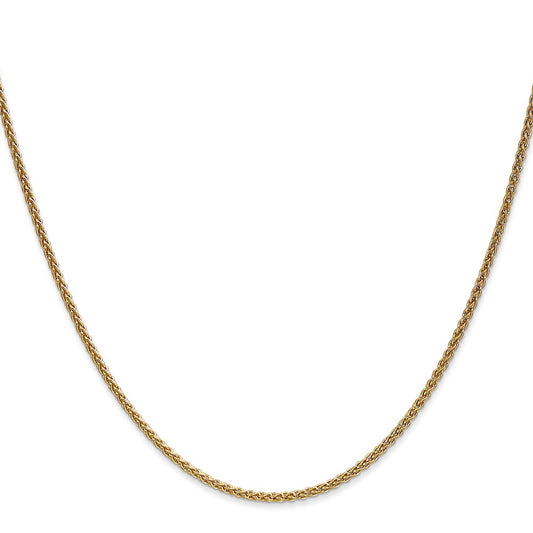 14K 1.7mm Spiga with Lobster Clasp Chain