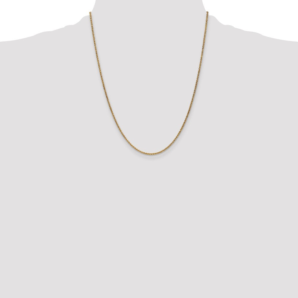 14K 1.7mm Spiga with Lobster Clasp Chain