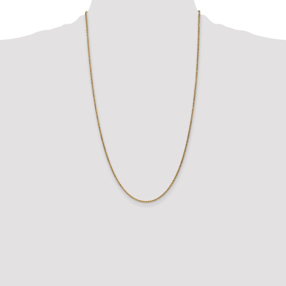 14K 1.7mm Spiga with Lobster Clasp Chain