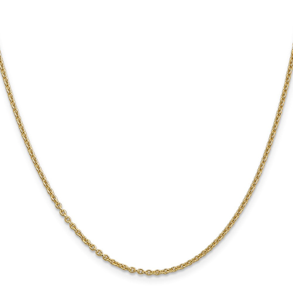 14K 1.8mm Forzantine Cable with Lobster Clasp Chain