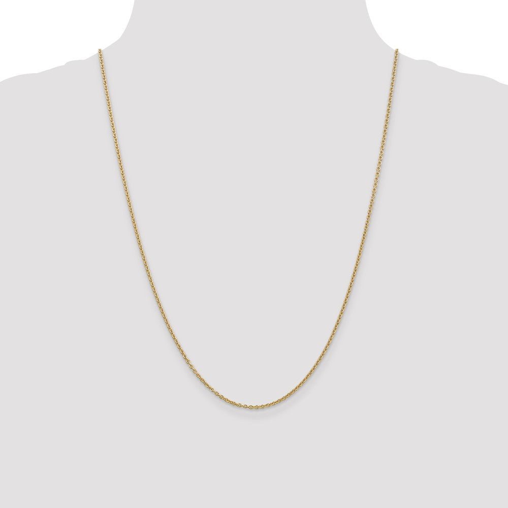 14K 1.8mm Forzantine Cable with Lobster Clasp Chain