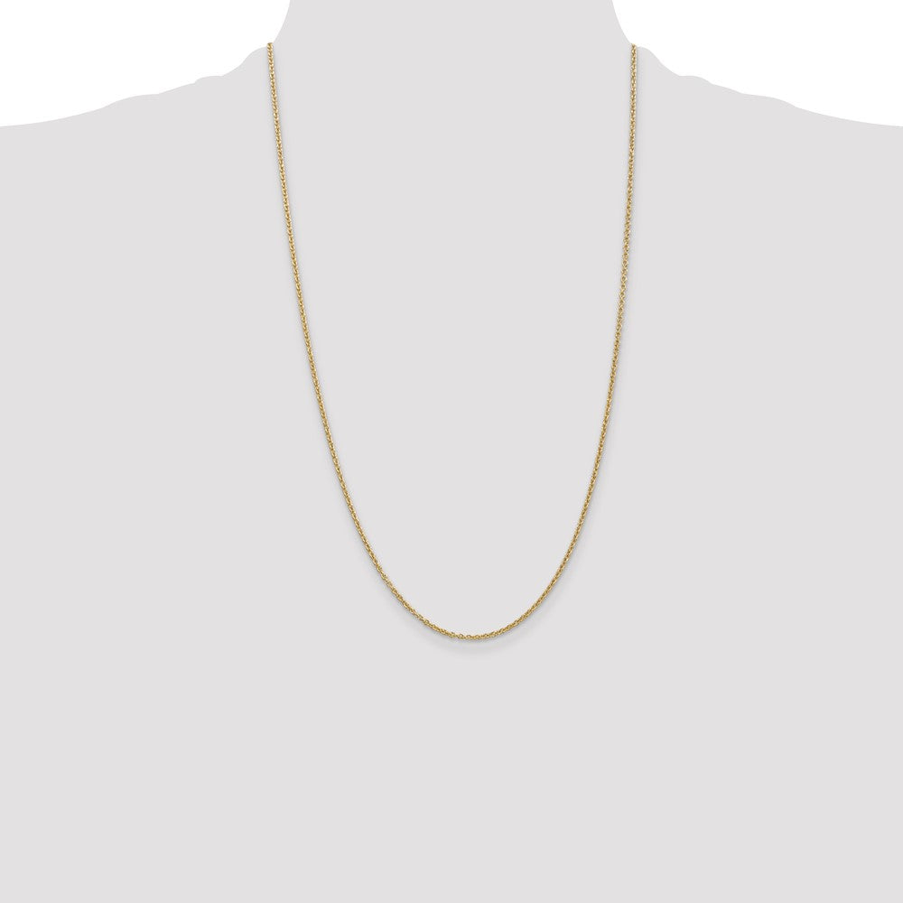14K 1.8mm Forzantine Cable with Lobster Clasp Chain
