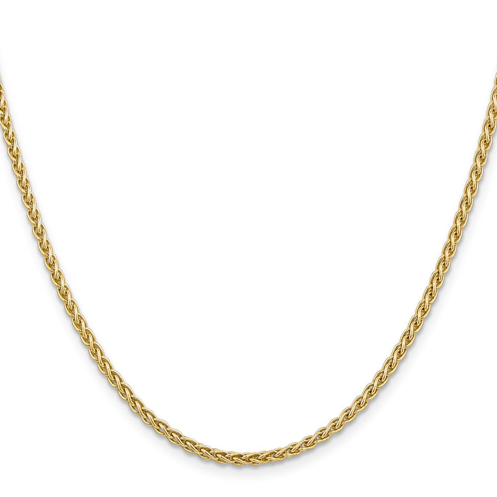 14K 2.5mm Spiga with Lobster Clasp Chain