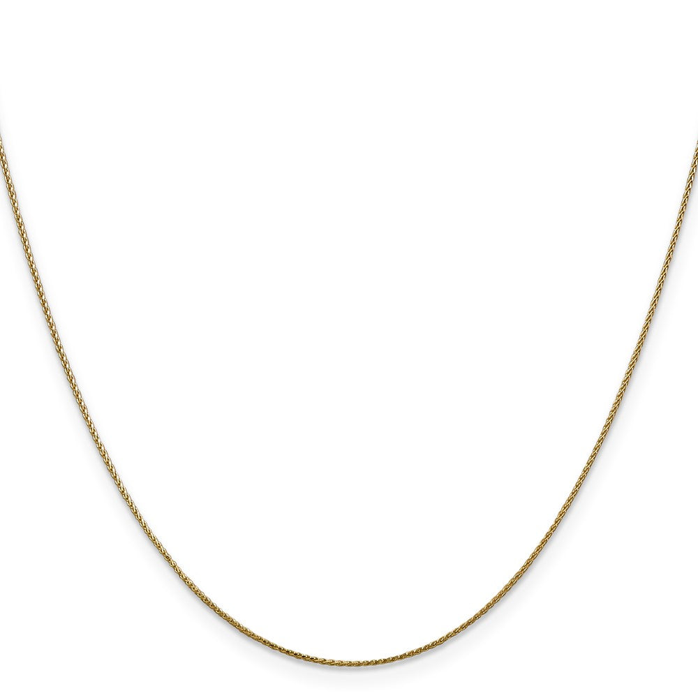 14K .85mm Diamond-cut Spiga with Lobster Clasp Chain