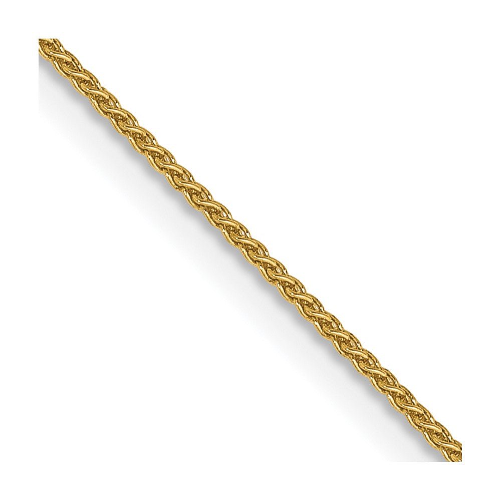 14K .85mm Spiga with Spring Ring Clasp Chain