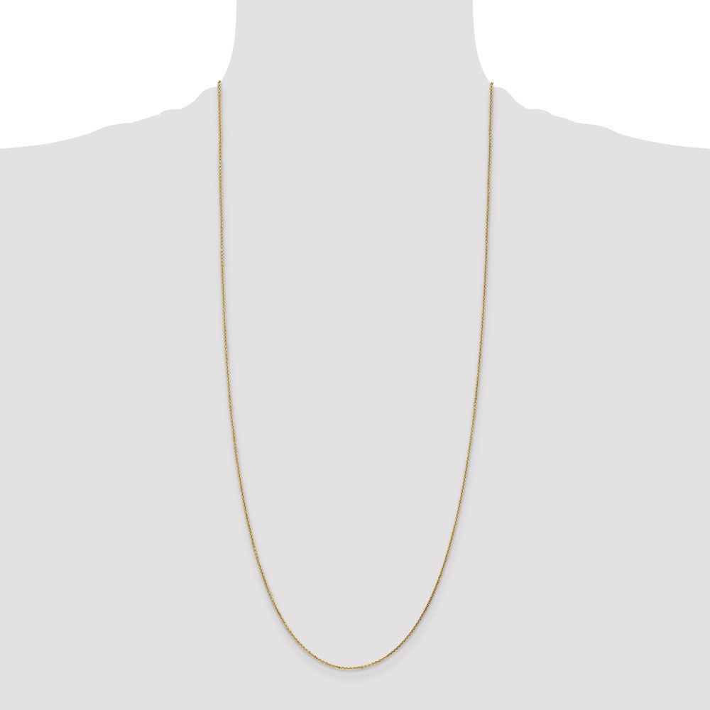 14K .95mm Diamond-cut Cable with Lobster Clasp Chain