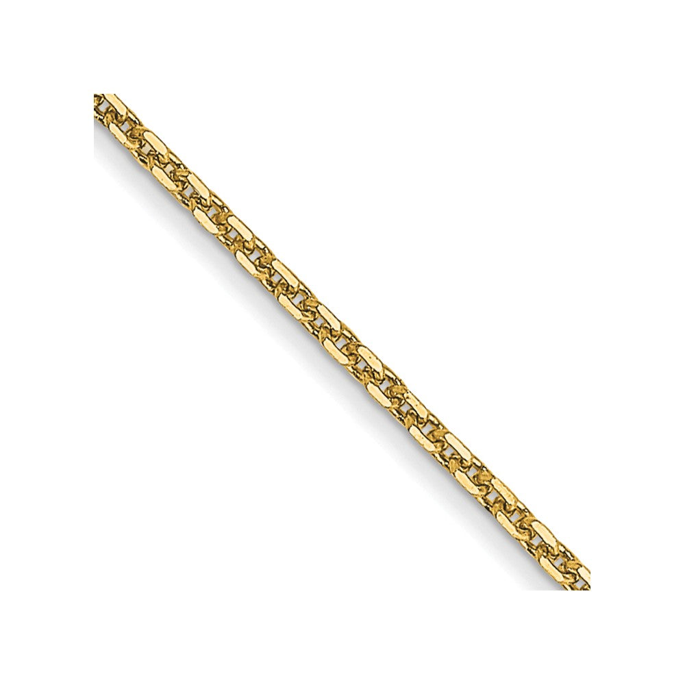 14K .95mm Diamond-cut Cable with Lobster Clasp Chain