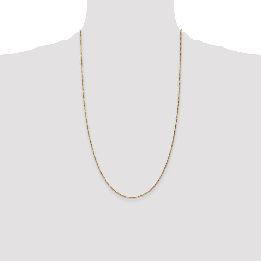 14K 1.25mm Spiga with Lobster Clasp Chain