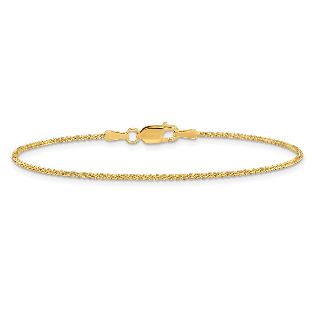 14K 1.25mm Spiga with Lobster Clasp Anklet