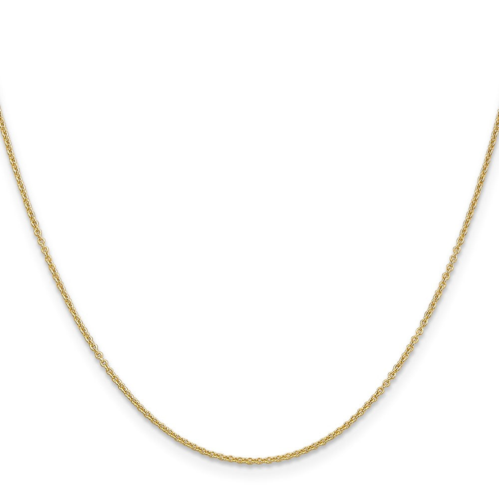 14K 1.2mm Cable with Lobster Clasp Chain